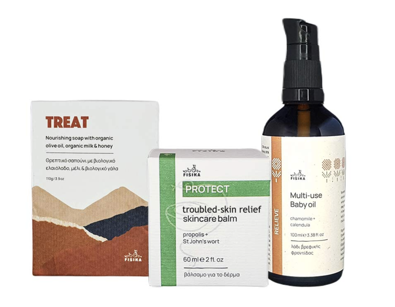 Gentle care set for eczema/ atopic skin