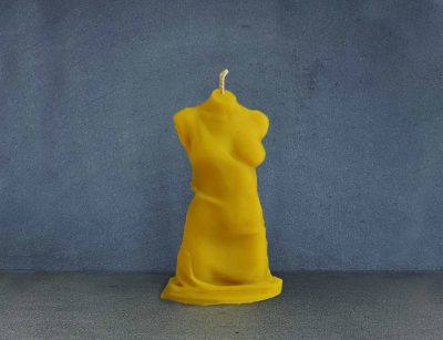 Nymph beeswax candle