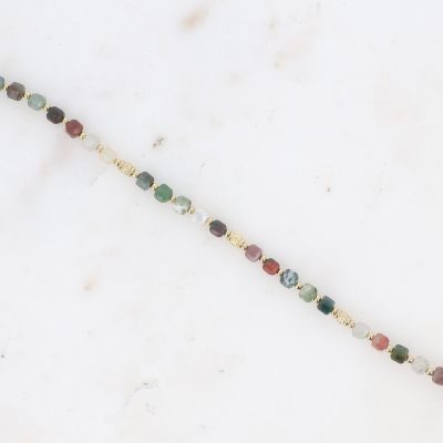 Green earth agate bracelet - Image 2