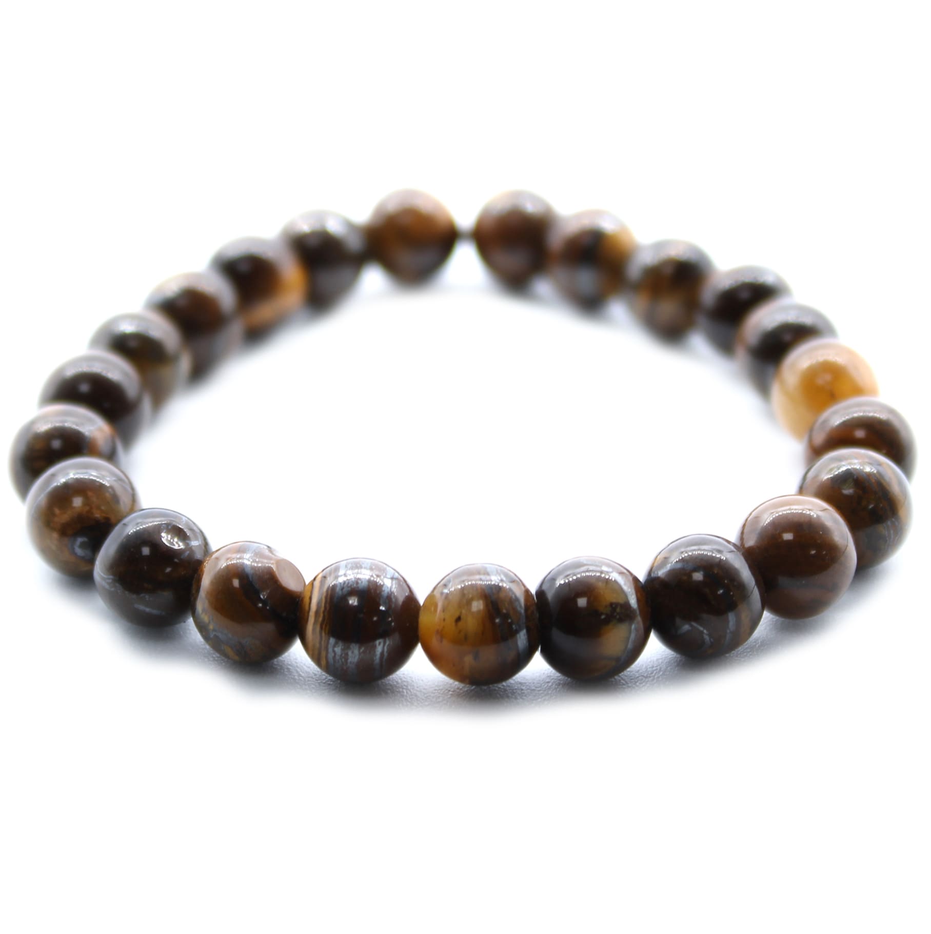 Tiger-eye & Blood garnet bracelets set - Image 2