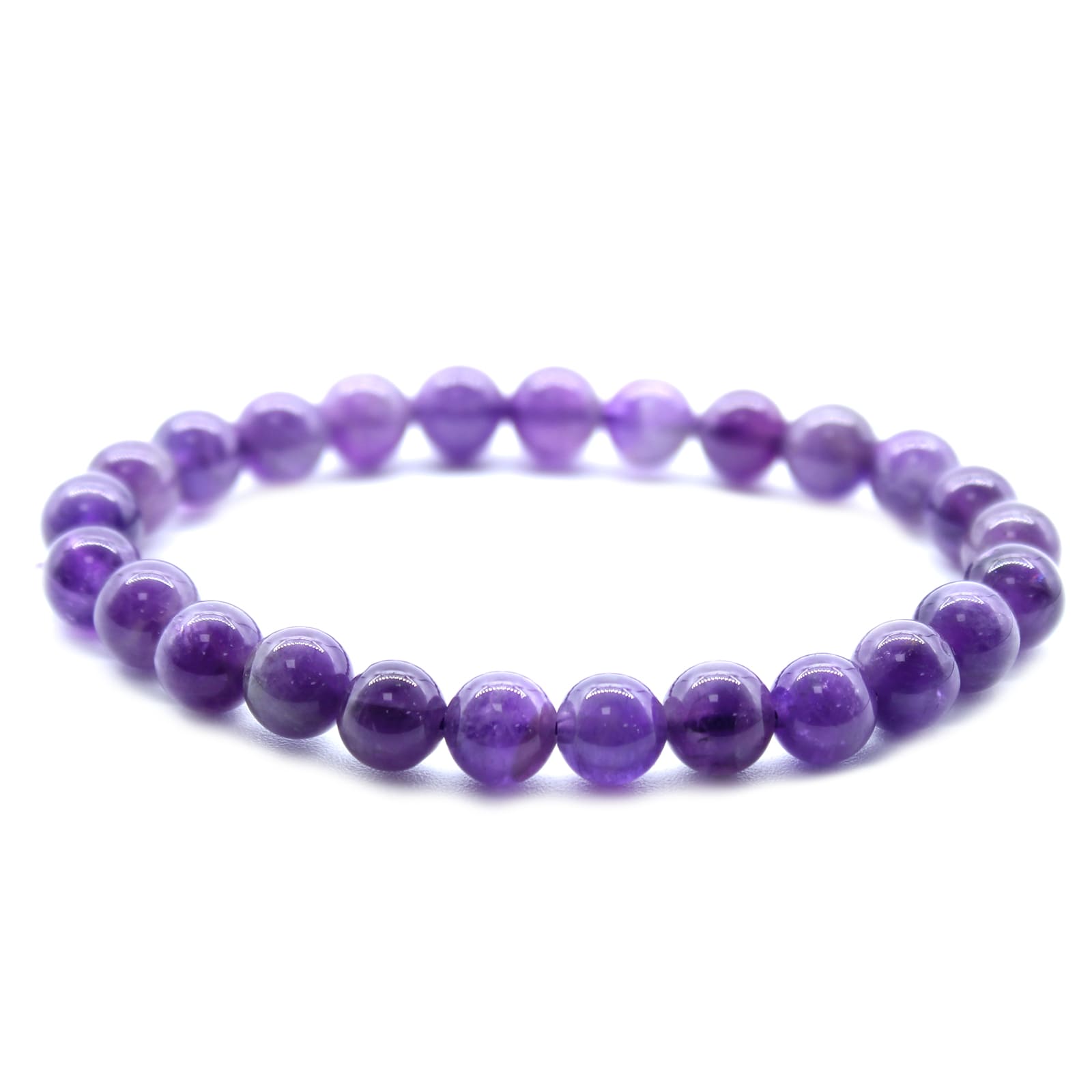 Rose quartz & Amethyst bracelets set - Image 2