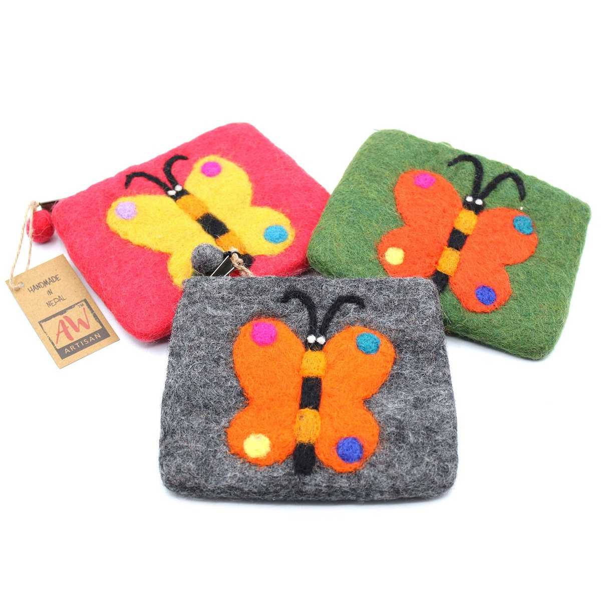 Woolen butterfly pouch - Image 3
